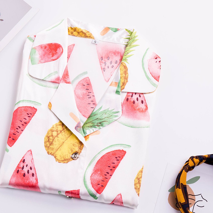 Big size  Đầm Ngủ Lụa Dễ Thương Mùa Hè Mềm Mại  Đồ Mặc Nhà IVY127