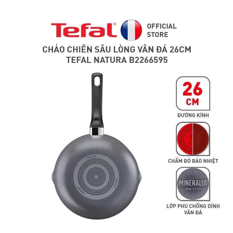 Chảo chiên sâu lòng Tefal B2266595 (size 20,24,26,28)