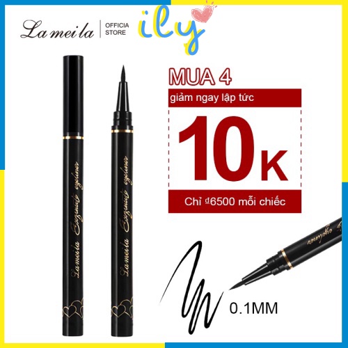 Bút Kẻ mắt đen ILY eyeliner chống nước nhanh khô bền vững ILY
