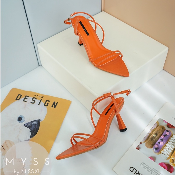 Giày sandal nữ mũi nhọn dây mảnh 8 cm thời trang MYSS - SD150