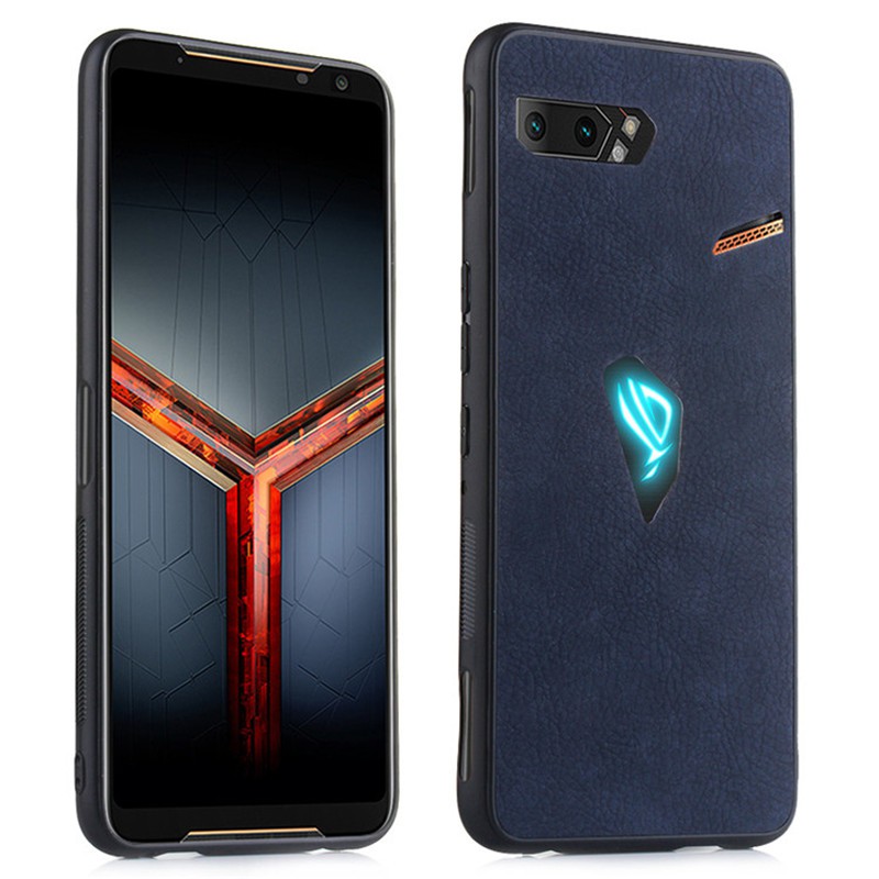 Ốp điện thoại da PU cứng sang trọng cho Asus ROG Phone II 2 ZS660KL Asus I001DA