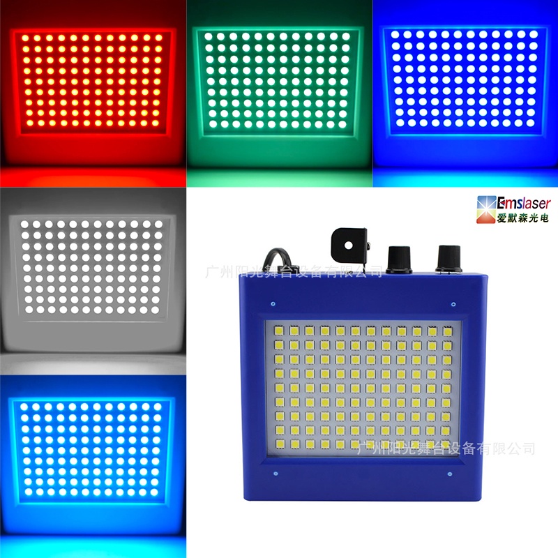 Đèn chớp sân khấu 35w ánh sáng màu hoặc trắng, cảm ứng nhạc cực nhạy, ánh sáng mạnh mẽ Đèn chớp LED 180 đèn