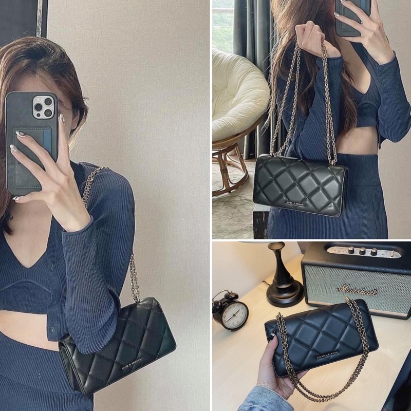 [AUTH-SING] Túi nữ đeo vai C-NK Char—les (680924)