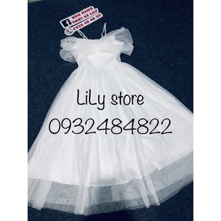 đầm trễ vai siêu xinh ( ảnh thật và video thật 1000%)