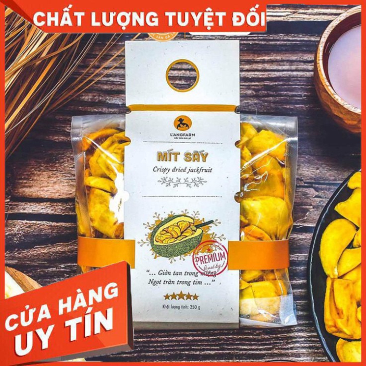 LANGFARM | Mít sấy bịch 250g Được chế biến từ trái cây tươi ngon thích hợp tiêu dùng hoặc làm quà tặng