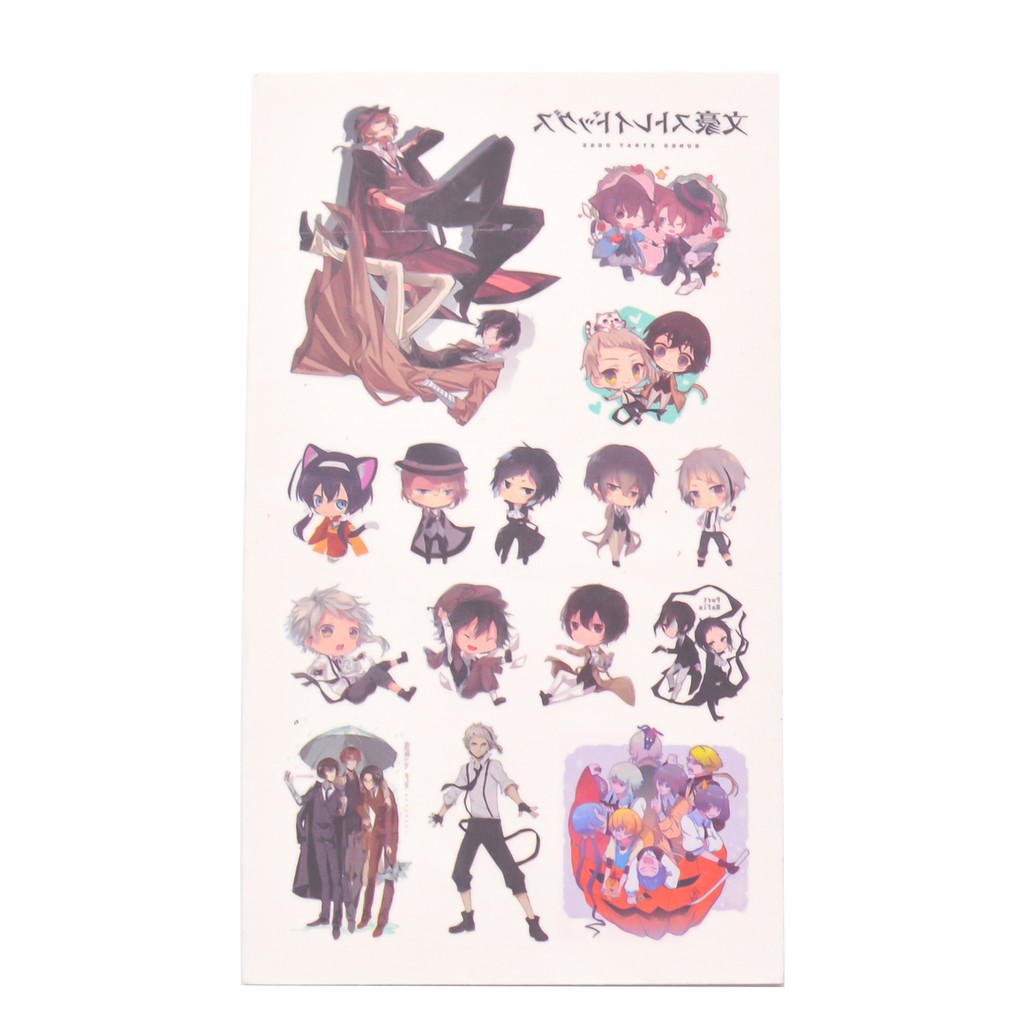 Sticker Anime Hình xăm - Bungou Stray Dogs Loại 2 [AAM] [PGN30]