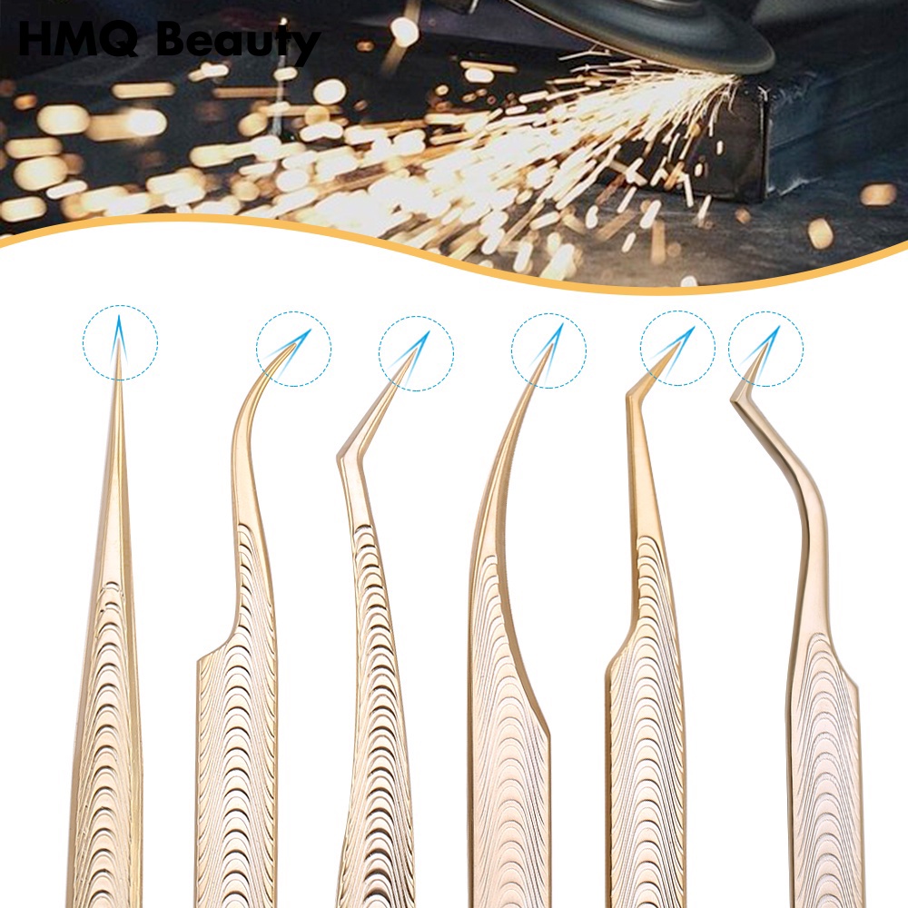 Lông mi bằng thép không gỉ có điện trở đối với lông mày giả