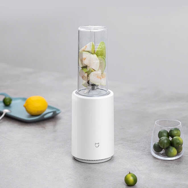 Máy xay sinh tố Xiaomi Mijia 500ml 6 lưỡi dao thép 301 không gỉ siêu khoẻ, công suất lớn 350W