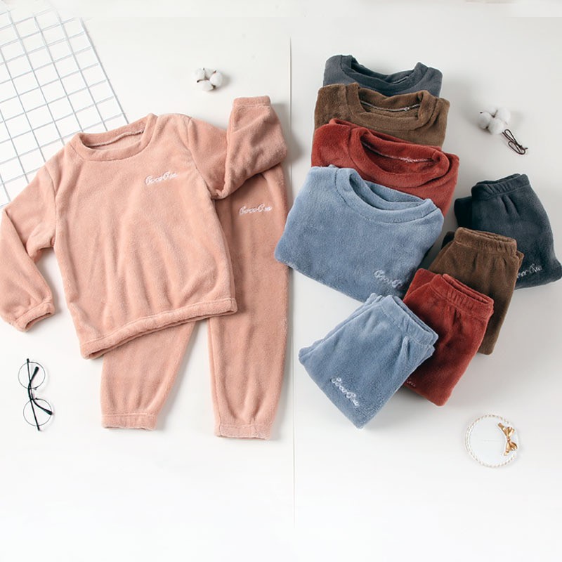 Bộ lông cho bé trai bé gái, bộ lông cừu cho bé siêu ấm 5 màu, hàng QUẢNG CHÂU - KIZICIZY QATE25