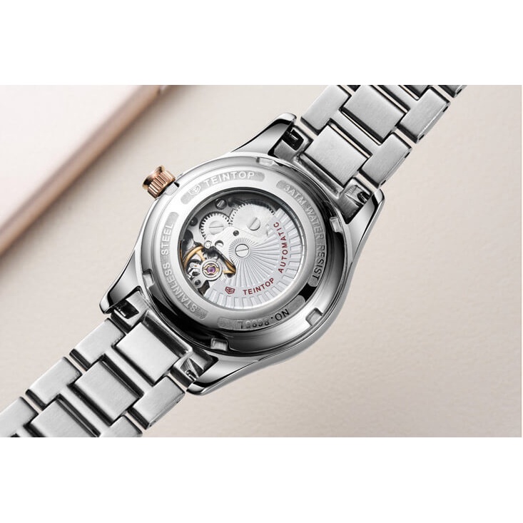 Đồng hồ nữ chính hãng Teintop T8685-1 hàng mới,Kính sapphire ,chống xước,Chống nước,máy cơ(Automatic),Bảo Hành 12 Tháng