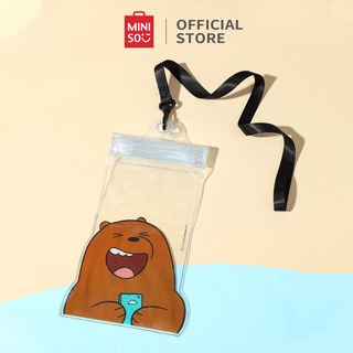 Túi chống nước cho điện thoại Miniso We Bare Bears - Hàng chính hãng