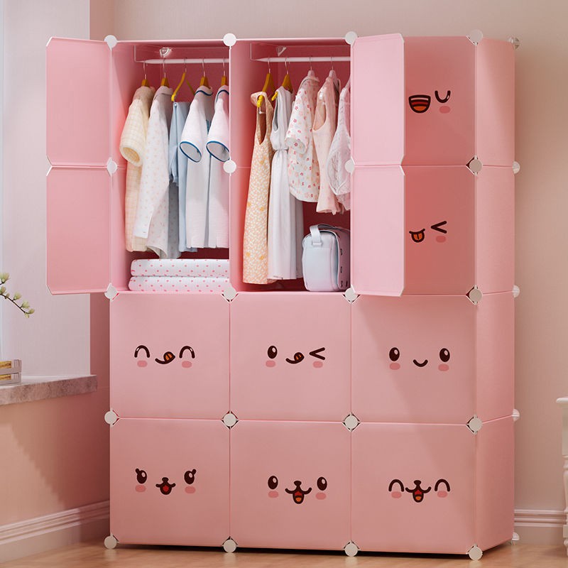 Tủ Nhựa Ghép Đa Năng Tủ Quần Áo Lắp Ráp 12 Ô Loại Nhựa Dày Cao Cấp RC-017