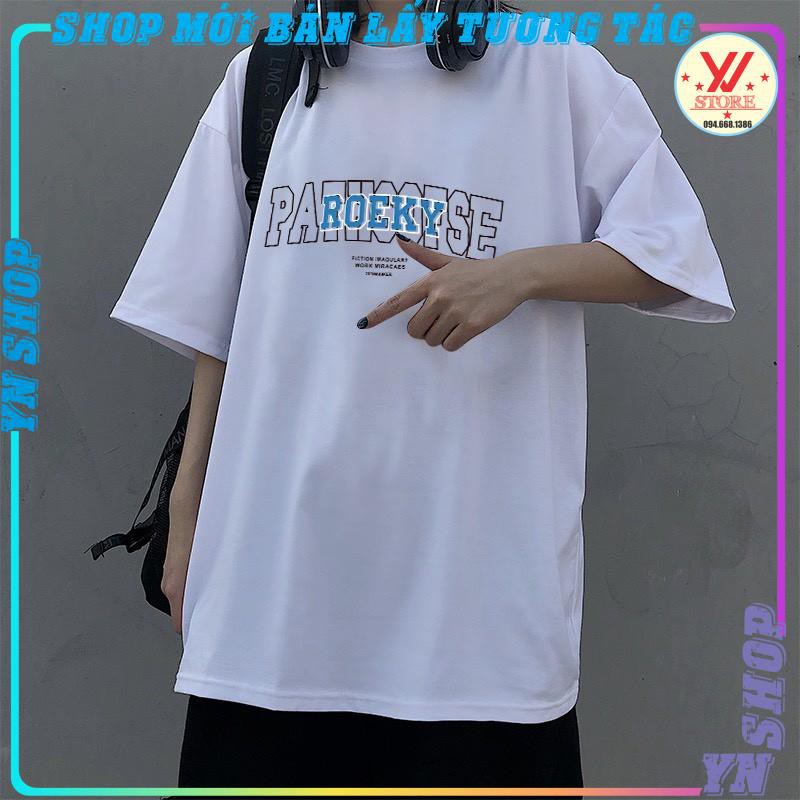 Áo thun nữ tay lỡ ROEKY , áo  phông form rộng unisex phong cách ulzzang hàn quốc