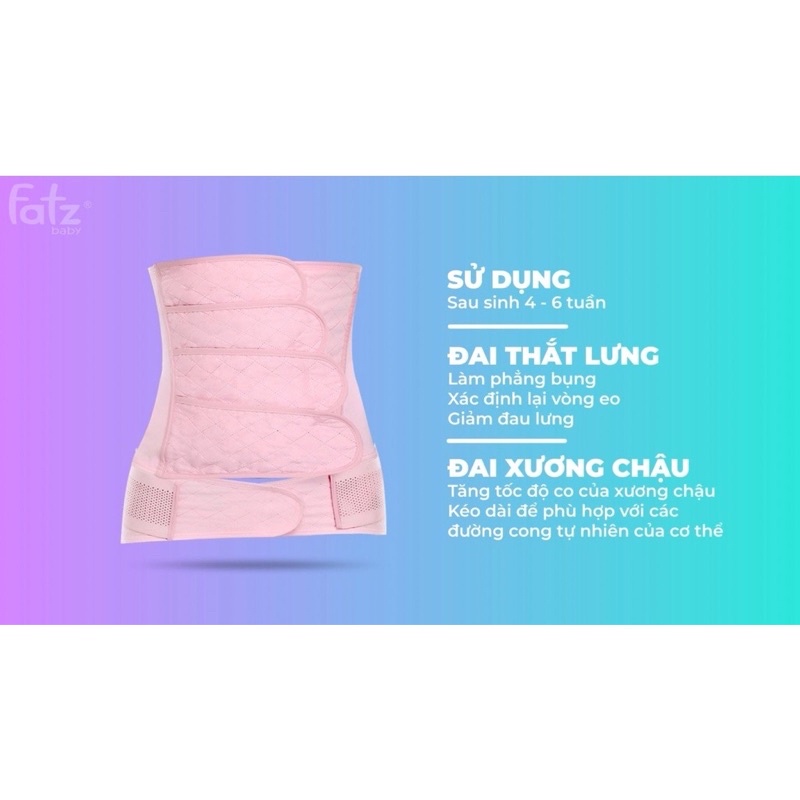Đai đỡ bụng bầu cho mẹ bầu 2 in 1 Fatz baby FB0040VN