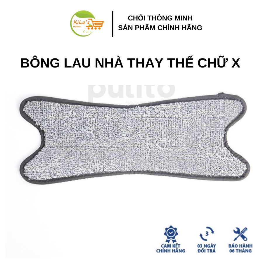 Combo 10 bông lau thay thế cây lau nhà chữ X