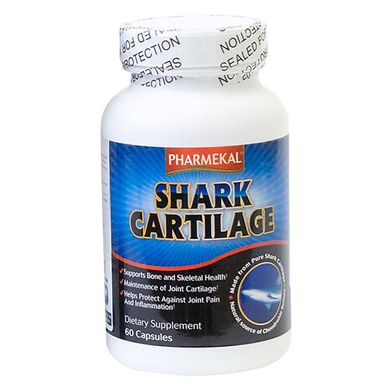 Viên Uống Sụn Cá Mập Pharmekal Shark Cartilage 60 Viên/Hộp