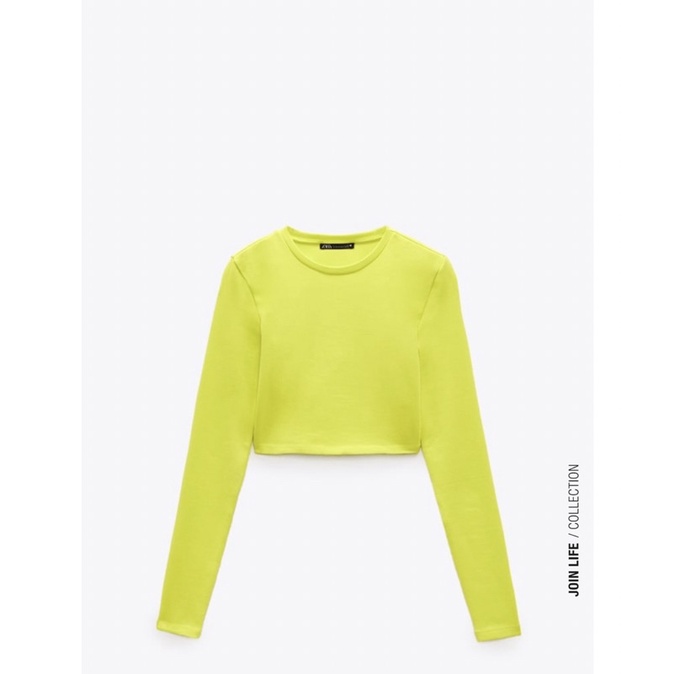 Áo thun croptop Zara authentic