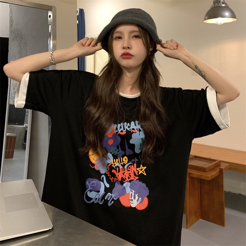 Áo thun tay ngắn kiểu dáng thời trang cho nữ