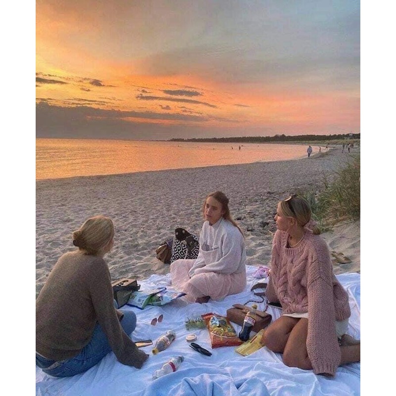 Vải Thảm Trải Picnic, Dã Ngoại Vải trắng làm phông nền chụp ảnh, khăn trải picnic , Phông vải chụp ảnh trơn