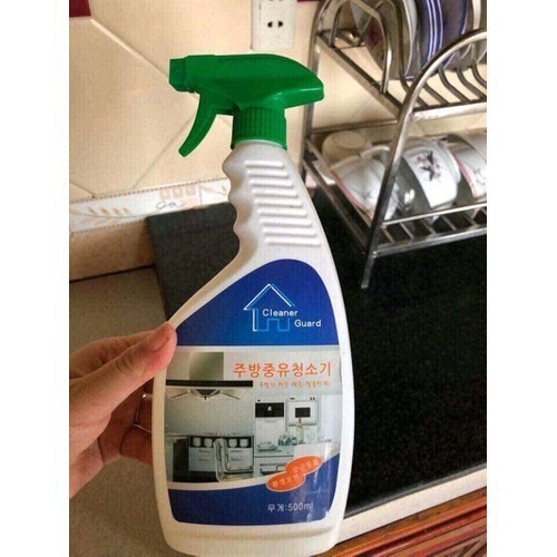 Chai xịt tẩy rửa nhà bếp, xịt kính đa năng Hàn Quốc 500ml