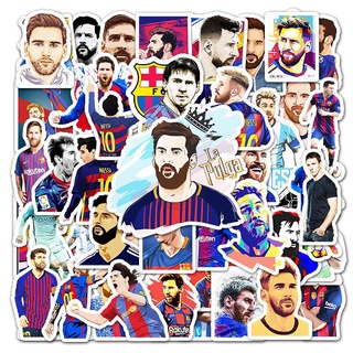 Set 10 miếng sticker nhãn dán cầu thủ bóng đá Lionel Messi, LOẠI BÓNG| Huyền trang Shop
