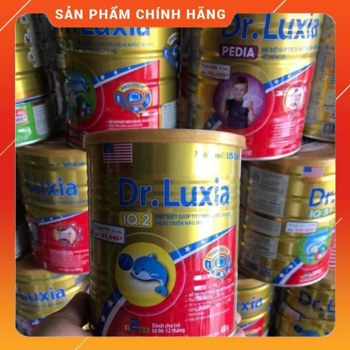 Sữa DR.Luxia IQ 1+2+ lon 400g