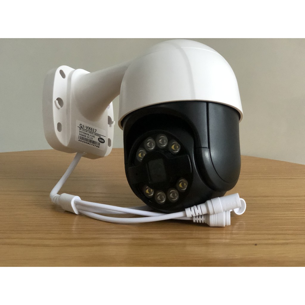 [ Xả Kho 3 Ngày ] Camera Xoay 360 độ ngoài trời, Ánh Sáng Ban Đêm, Báo Động bằng Âm Thanh & Đèn Led (không sử dụng wifi)