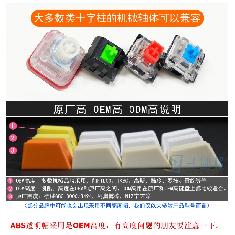 Nắp Đậy Bàn Phím Cơ Bằng Abs Trong Suốt Nhiều Màu Sắc Esc Bits Oem R1 R2-r4 | BigBuy360 - bigbuy360.vn