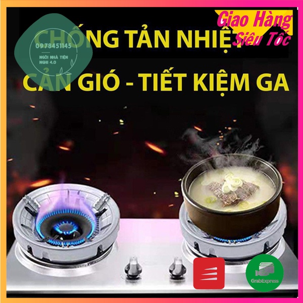 Kiềng chắn gió bếp gas lắp các loại bếp, Chống tỏa nhiệt, Tiết Kiệm gas tối đa