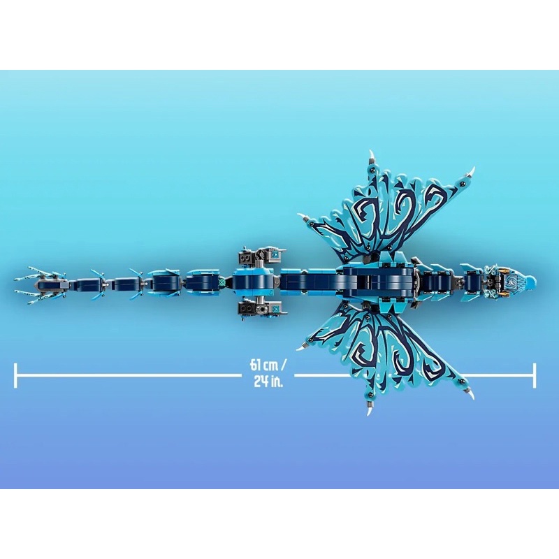 Mô hình lắp ráp Ninjago Lari Tank 60084 71754 Water Dragon - Đồ chơi trẻ em Rồng nước Rồng thần đại dương