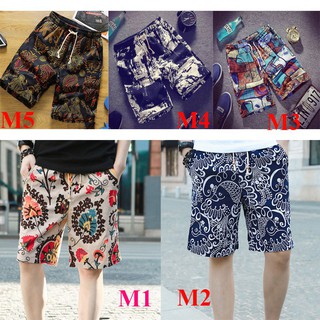 Quần Short Nam Họa Tiết / Bông Hoa Lá Hẹ 2019 2204 nguyễn kim