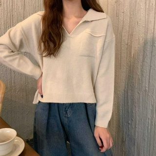 Áo Len Nữ Dài Tay Cổ Tròn Thời Trang