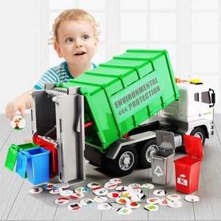 Đồ chơi mô hình xe tải dọn rác cỡ lớn dành cho trẻ em