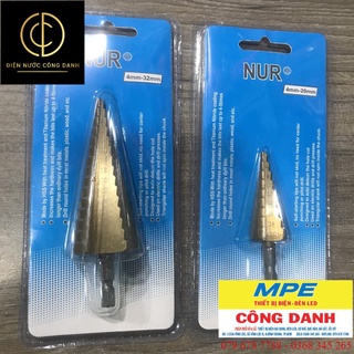 Mũi khoan tầng NUR 9 tầng(4-20)chính hãng