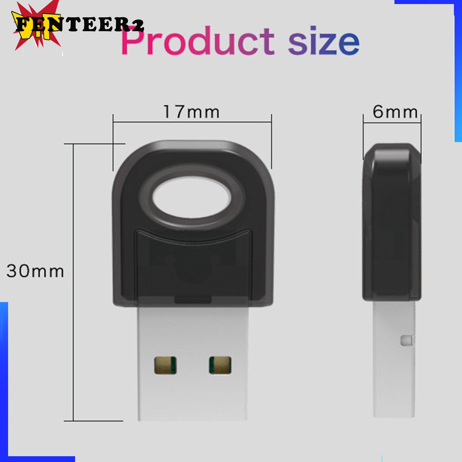 Bộ Chuyển Đổi Usb Bluetooth 5.0 Không Dây Fenteer2 3c Cho Windows 7 8 10 Pc Laptop | BigBuy360 - bigbuy360.vn