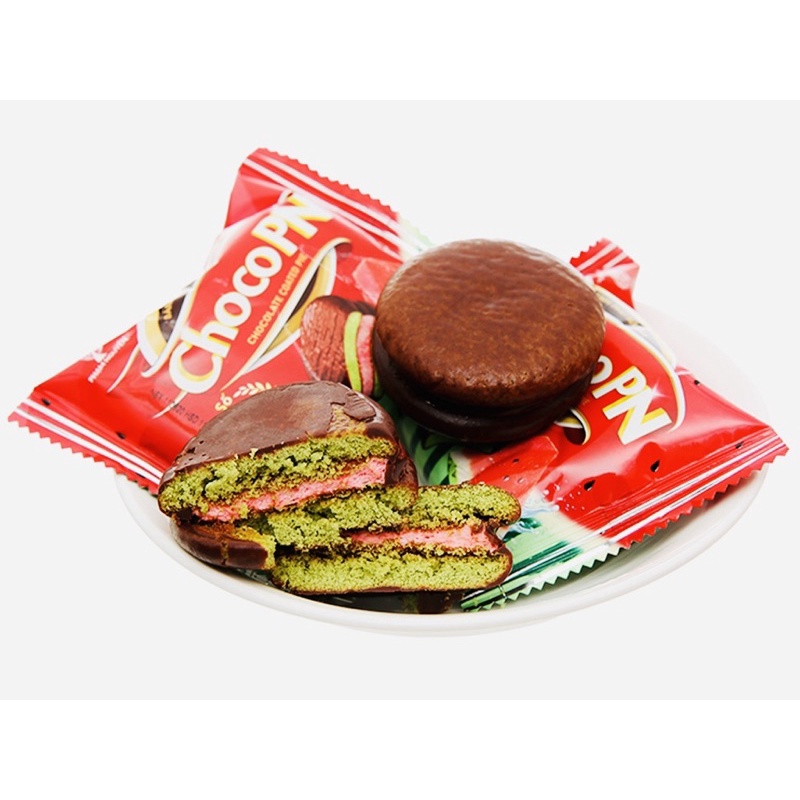 1 Chiếc Bánh CHOCOPIE Phủ Socola Vị Dưa Hấu Lạnh