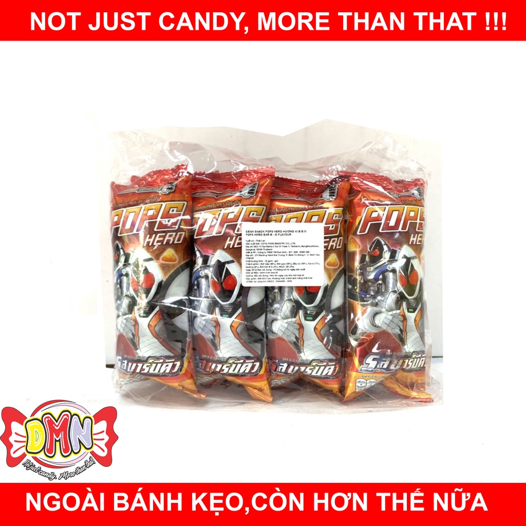 BÁNH SNACK BEN10 COCORI POP HERO THAILAN 12 GÓI