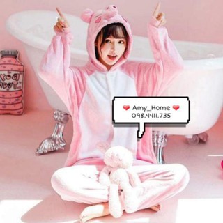 [Giảm 29k-FREESHIP] BỘ ĐỒ THÚ HEO HỒNG