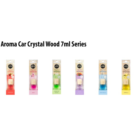 [ Nhiều mùi ]Tinh dầu treo Aroma Car Crystal Wood 7ml