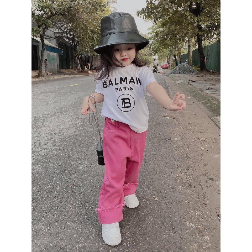 Áo thun Balman B cho bé , áo phông trẻ em unisex , Kid_genZ