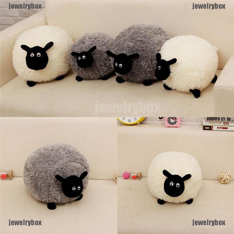 Thú nhồi bông hình cừu màu trắng / xám dễ thương