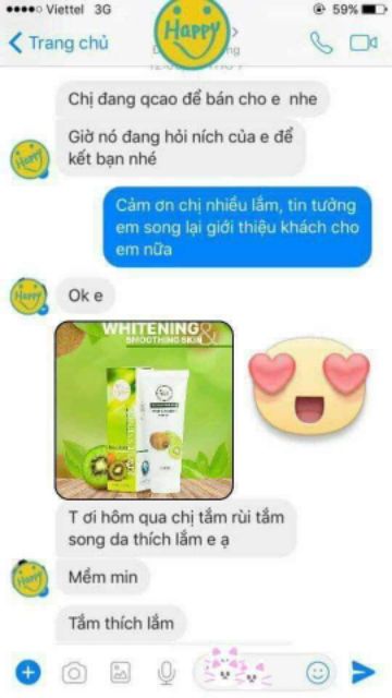 Sữa tắm kích trắng kiwi my miu