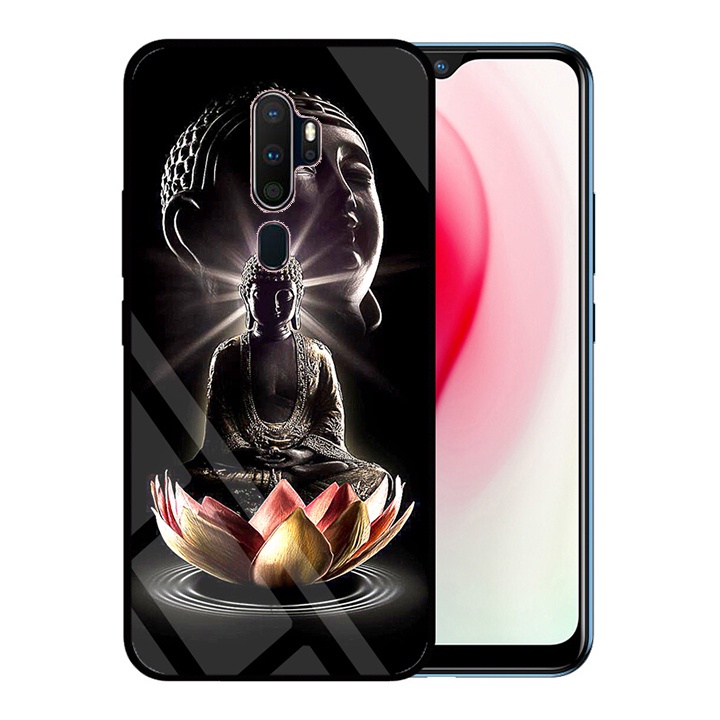 &quot;Ốp lưng Oppo A5 2020 &quot; Mặt kính 3D sang trọng_Không Nhòe, Không Phai Hình ( Tim shop )