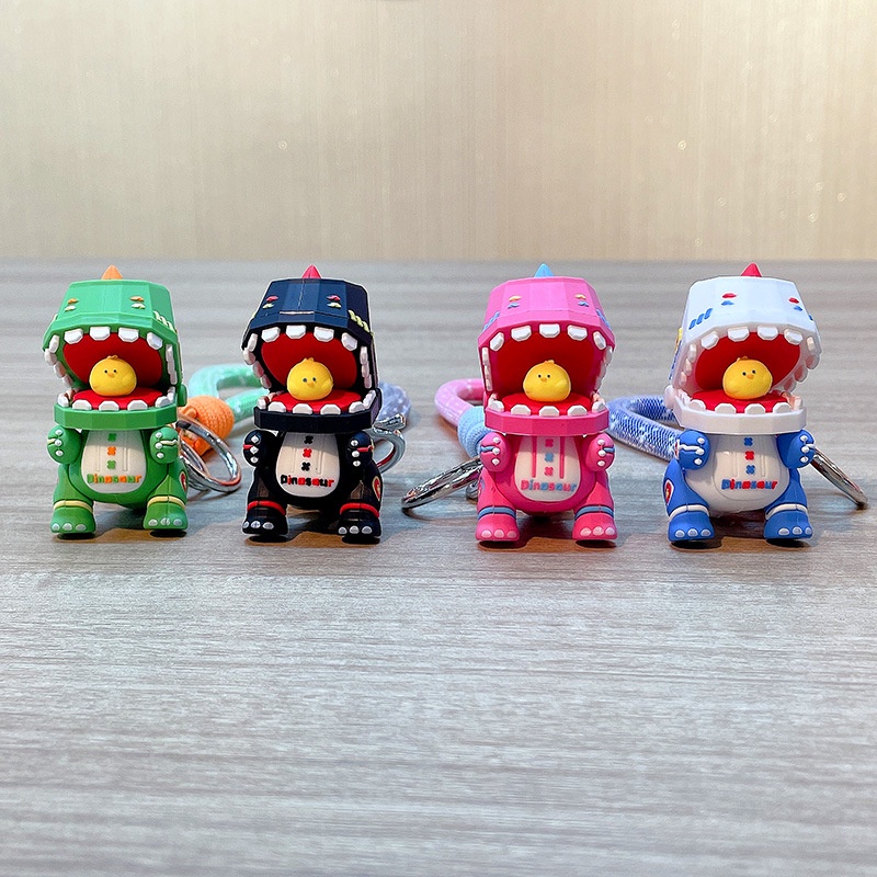 Móc Khóa Hình Khủng Long Hoạt Hình Dễ Thương