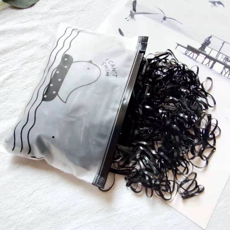 Dây buộc tóc cho bé yêu có túi zip đựng siêu xinh