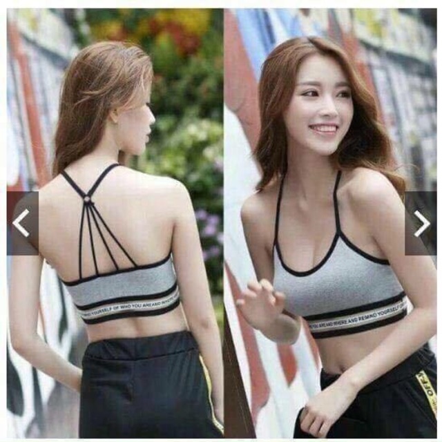 Áo bra kèm mút ngực cá tính