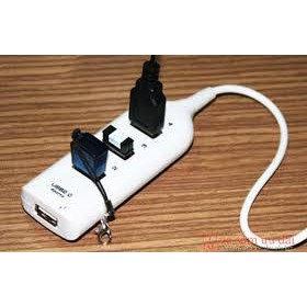 Hub usb 4 port hình ổ điện - DC247