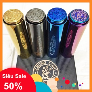 [Hot] bật lửa điện cao cấp hình trụ dạng bấm