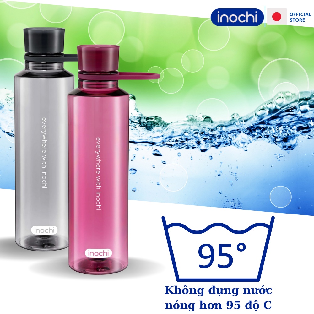 Bình nước Kita Slim 700ml inochi bình đựng nước đi học
