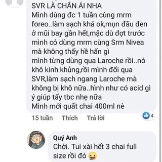 Sữa rửa mặt SVR Pháp Sebiaclear